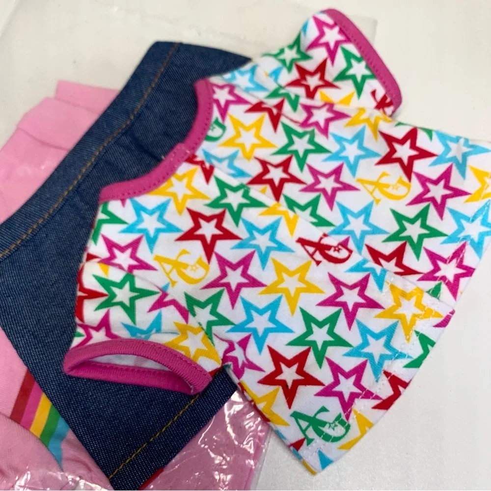 NEW! American Girl Doll Clothing Lot 2 Tops and Skirt